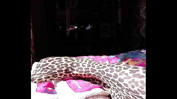 Leopard tights tease