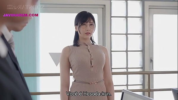 A peituda n&atilde;o se aguenta e transa com o novinho - LEGENDADO 