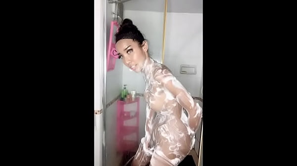 Ladyboy Shasha Takes a Sexy Shower