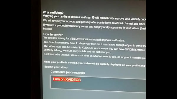 Verification video