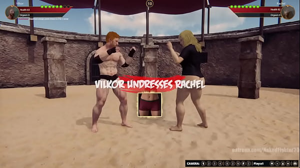 Vilkor VS Rachel Naked Fighter 3D