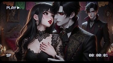 The goth slut wants to be fucked by many dicks, she'_s so horny - AI-generated content