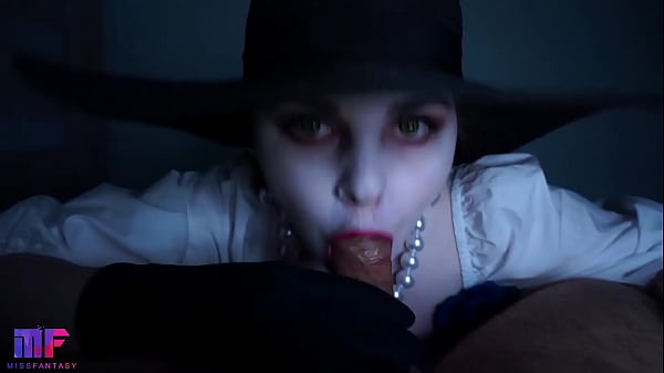 Play MP4 - Lady Dimitrescu will fuck you&period; Cosplay&period; Resident Evil Village&period;