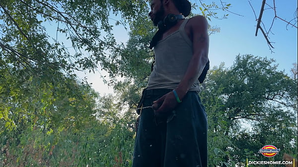 JO in forest after badass piss in 4k 