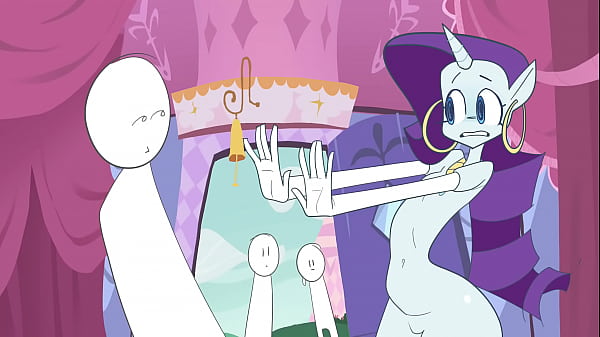 Rarity's new friend by monstrousfrog