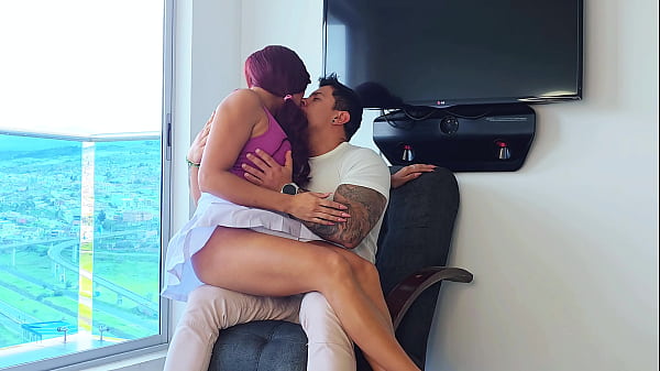 Cheating Bitch She fucked her lover_while her boyfriend watched her