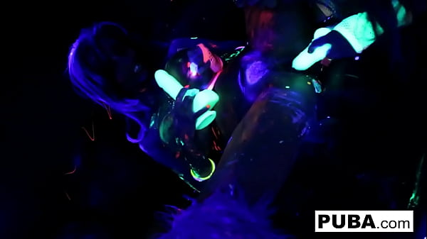 Play MP4 - Black Light Rainy Night with Abigal Mac & Ava Addams