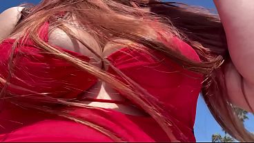 Artemisia Love long walk outdoor big juicy boobs close up fetish