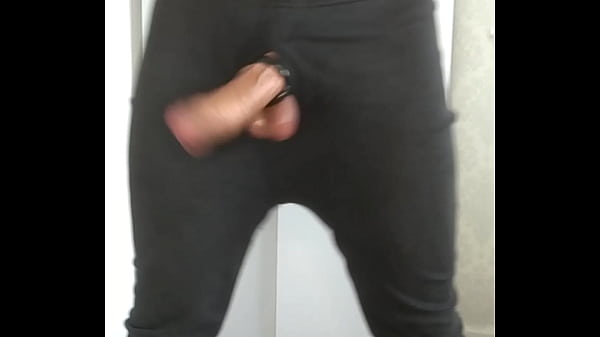 Stand up oily wank in my thermals with my balls bouncing everywhere makes me bust an 8 day load 