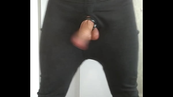 Stand up oily wank in my thermals with my balls bouncing everywhere makes me bust an 8 day load 