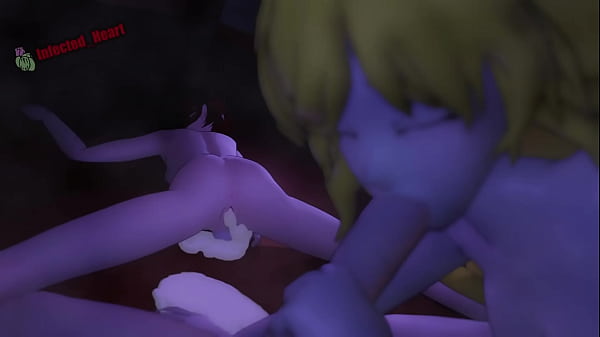 Blond man fucks two dick girls