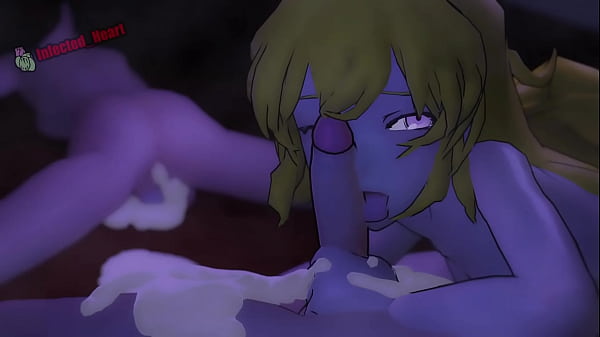 Blond man fucks two dick girls