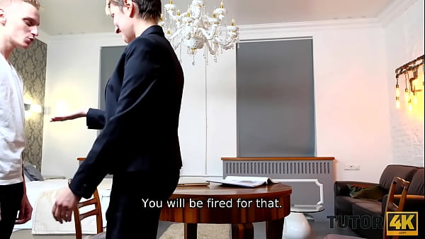 Play MP4 - TUTOR4K&period; Prankster hides tutors glasses and nicely fucks mature woman