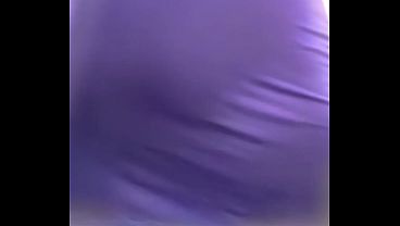 All purple dress bubble butt