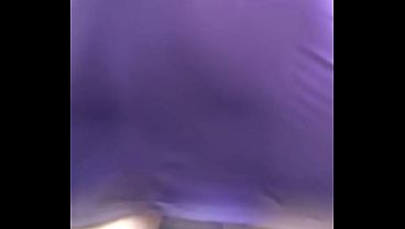 All purple dress bubble butt