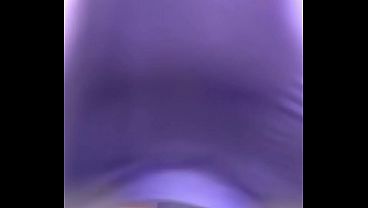 All purple dress bubble butt