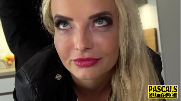 Paddled_ass tied_up blonde gets_banged