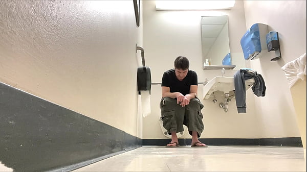 MASTURBATING IN PUBLIC TOILET COMPILATION 