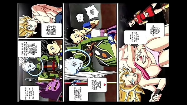 Goku x caulifla y kale 