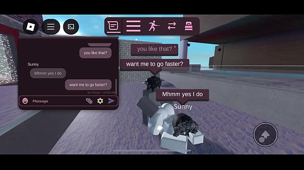 Fucking emo thot in roblox condo 