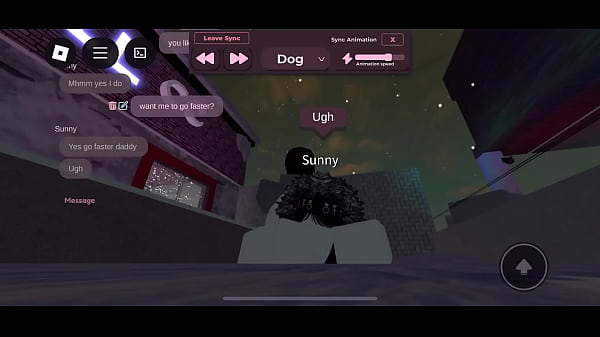 Fucking emo thot in Roblox condo 