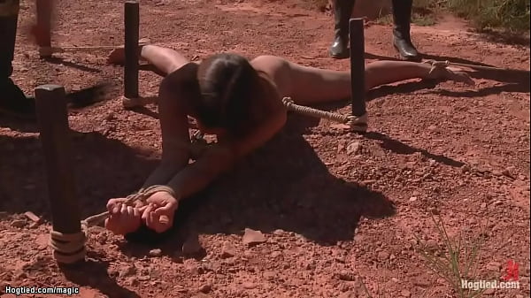 Redhead hitchhiker fucked in the desert