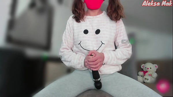 Skinny Teen With Small Tits Riding Vibrator Closeup Wet Pussy thumbnail