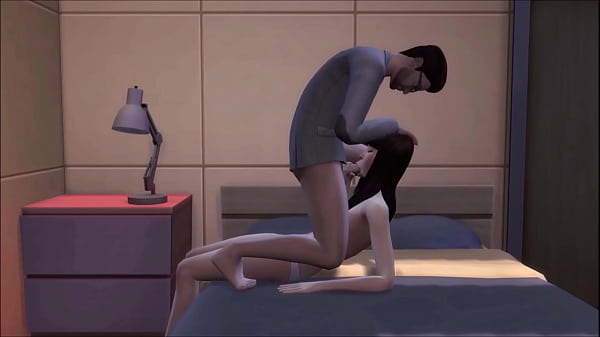 Sims 4 japanese's teen gets a facial