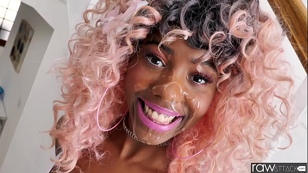 Black Beauty Loves Monster White Cock thumbnail