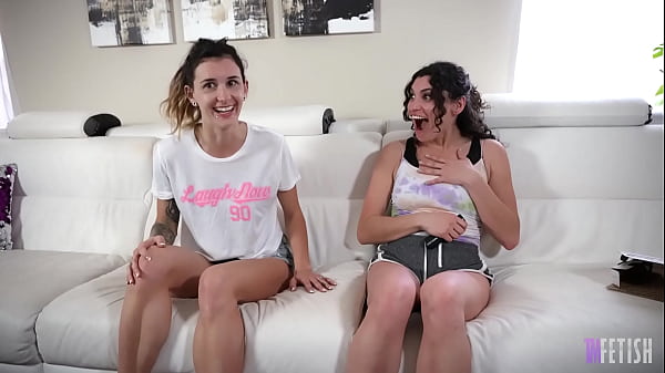 Two Hot Brunette Babes Freeze Each Other With Black Market Controller thumbnail