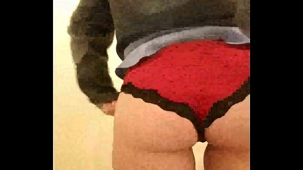 Red panties ass teaser 