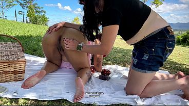 Farting On Picnic On Her Face Outdoors Public Ass Sniffing And Ass Worship thumbnail