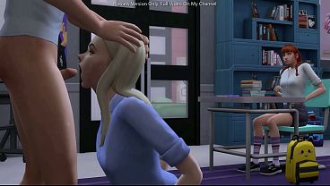 Hot Teacher Teaches Her Shy Amateur Student All About Sex - Sims 4 - 3d Animation thumbnail