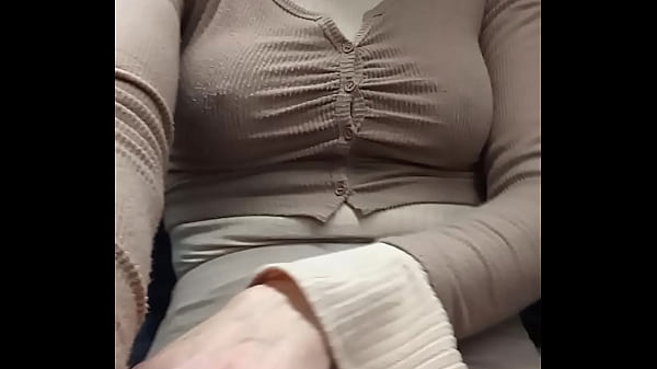 Early morning Tgirl train ride 