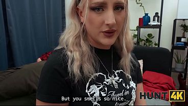 Hunt4k. She Moaned So Loudly That She Almost Woke Up Her Boyfriend thumbnail