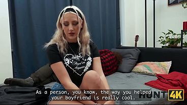 Hunt4k she moaned so loudly that she almost woke up her boyfriend