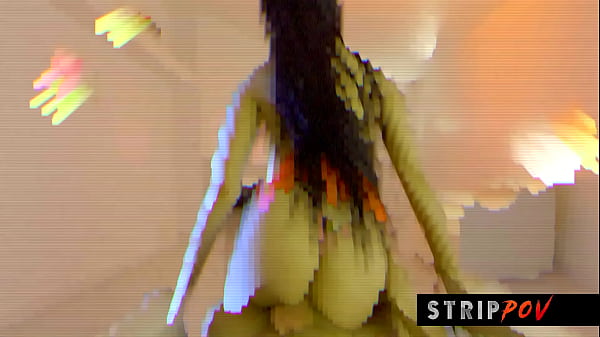 Hot native american stripper goes crazy 