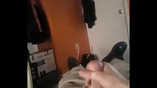 Masturbating