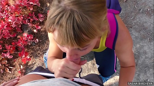 Russian Girl traveler sucks dick from her best friend and gets cum on face. Sasha Bikeyeva 