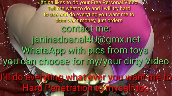 Play MP4 - Janina Anal Dildo machine asshole Penetration Homework