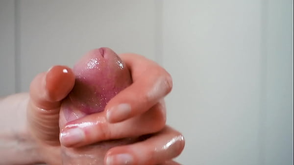 Sensual massage expert handjob from milf on a big fat hard_cock, ruined_orgasm