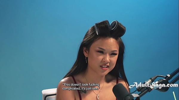 Asian pornstar interview & solo scene