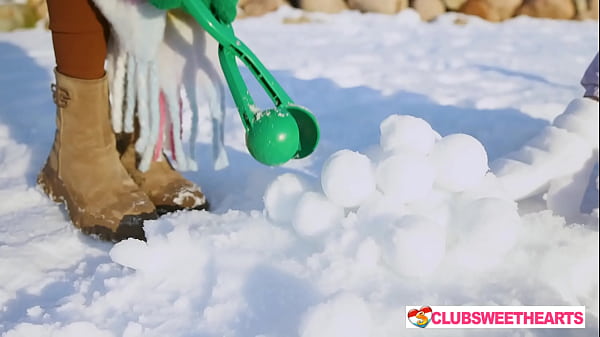 Nonton Playful 18yo Lesbians Playing With Snow At Clubsweethearts thumbnail
