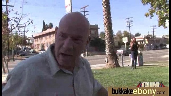 First time ebony_with a group of_white dicks 17