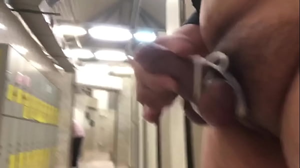 Play MP4 - Dick flash and jerk off in a public toilet