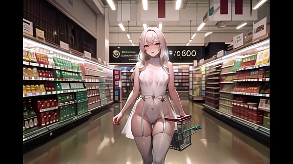 Sex for goods hot girls in supermarket asmr