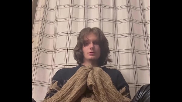 POV: You catch your Femboy best friend wearing your sweater