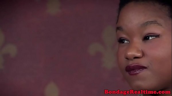 Hogtied black sub spitroasted by domcouple