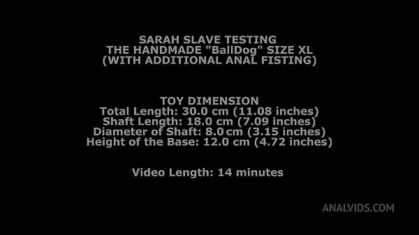 Sarah Slave Testing The Handmade &quot_Balldog&quot_ Size XL (With Additional Anal Fisting) TWT077