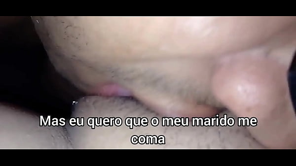 Play MP4 - Amor ele gozou na minha buceta&comma; vem limpar agora